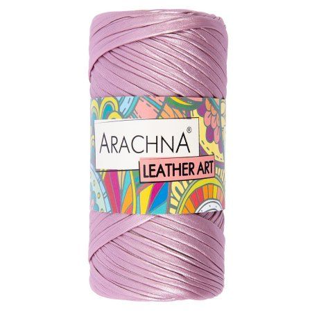 Пряжа ARACHNA Leather Art 100% полиэстер 1 x 160 ± 10 г 50 м №03 розовый ARA-LA-03