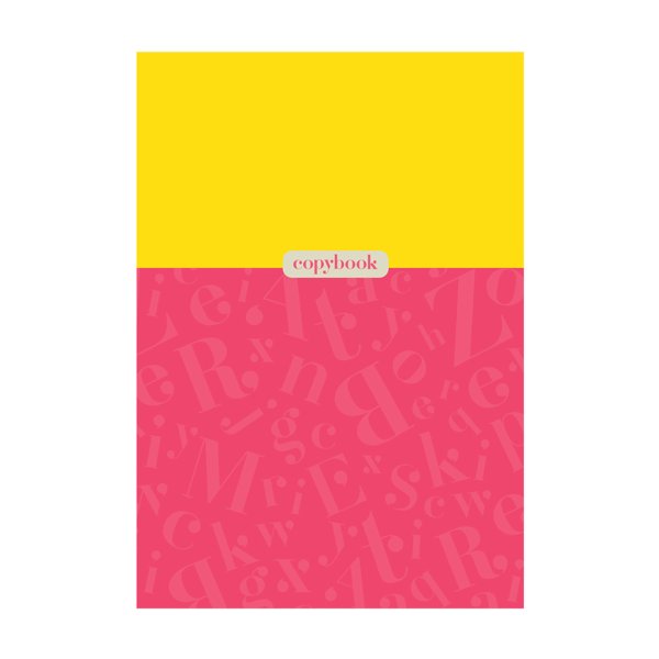 Тетрадь 80л. A4 линия BG "Monocolor. Letters" RE-Т4ск80_11206
