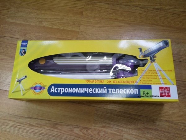 Телескоп 20х, 40х, 60х Edu-Toys TT-TS302