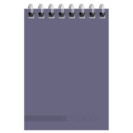 Блокнот A7 40л. BG "Моноколор. Classic" на гребне RE-Б7гр40_12760