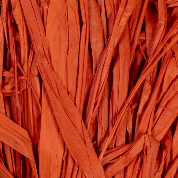 Рафия цветная Blumentag 30 ± 5 г 03 оранжевый NRAF-30-03