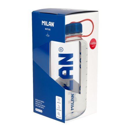 Бутылка из тритана MILAN NATA, 1 л, прозрачная, герметичная, BPA free ML-644034NT Бутылка из тритана MILAN NATA, 1 л, прозрачная, герметичная, BPA free ML-644034NT