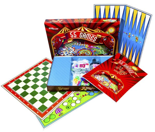 Набор игр Step Puzzle "55 лучших игр мира" STP-76073
