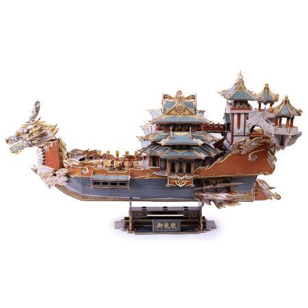 ЗD пазл REZARK Серия "Корабли" Королевский Дракон, 351 элемент, пенополистирол STH-011