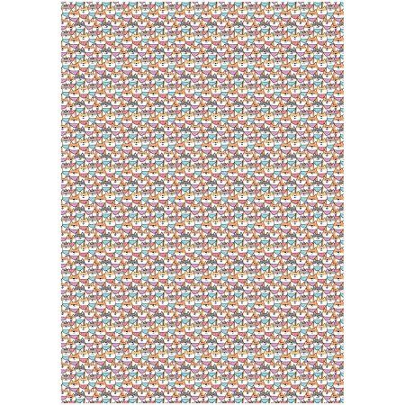 Упаковочная бумага глянцевая MESHU "Мир собак" 1л. 70 x 100 см 80 г/м2 RE-MS_53473