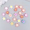 Бусины для творчества PVC "Звёздочки с контуром" цветные 20 шт 1 x 1 x 1 см SIM-7829730