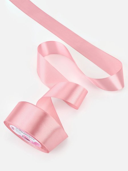 Лента атласная 40 мм x 23 ± 1 м, №135 розовый SIM-1218311