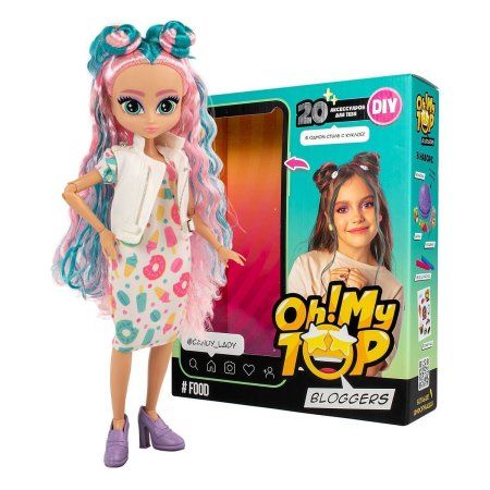 Игровой набор Кукла и аксессуары DIY Oh!My Top Food 3+ AS-MT1603