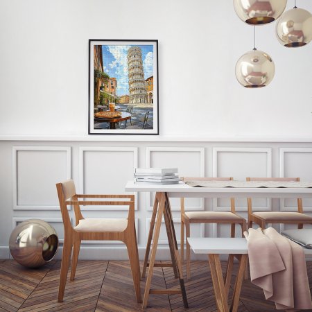 Пазл 1000 элементов ФРЕЯ "Вид на Пизанскую башню" PZL-1000/97