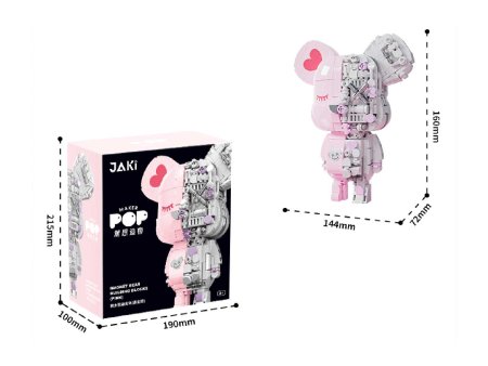 Конструктор Jaki "Bearbrick: Pink" IT-JK6250-2 Конструктор Jaki "Bearbrick: Pink" IT-JK6250-2