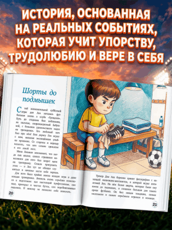 Книга: Месси: мальчик, который стал звездой. Вдохновляющая детская книга о Лионеле Месси — одном из лучших футболистов в истории. АСТ EKS-827076