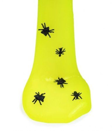 Слайм Slime "Слаймонстр" желтый + фигурки насекомых, 200 г AS-SM200-03
