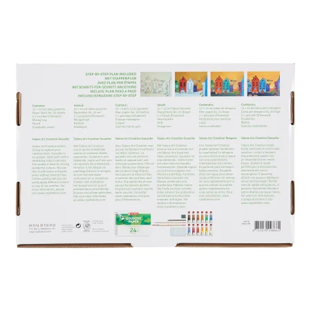 Набор гуаши ART CREATION 12 цв x 12 мл + аксессуары RT9011613M