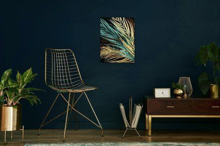 Набор для раскрашивания по номерам (с поталью) ФРЕЯ 40 х 30 см "Пальмовые ветви. Часть 3" PNB/PMPT-226