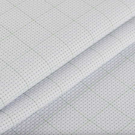 Канва GAMMA Aida №11 95% хлопок, 5% терилен 1 шт 50 x 50 см ± 2 см 5 шт белый в клетку K03R-50-50