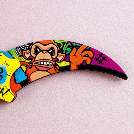 Нож деревянный Керамбит 19 х 4 см SIM-9624265