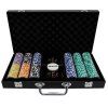 Премиум-набор для покера из 300 фишек с номиналом Фабрика Покера в кожаном кейсе MAGCPPS300L