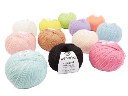 Пряжа Пехорская ПТ "Волшебное детство" 100% мериносовая шерсть 1 x 50 г