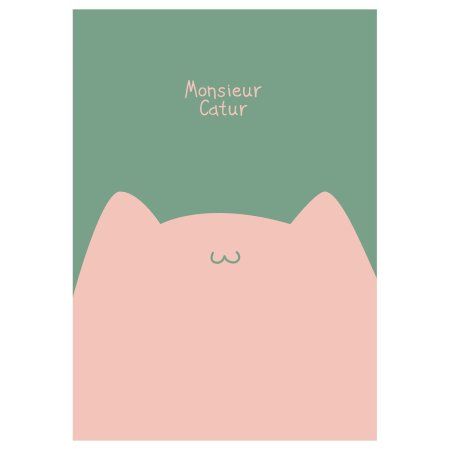 Тетрадь 40л. A5 клетка MESHU "Mr. Cat" матовая ламинация, выб. лак, ЕВРО RE-MS_49800