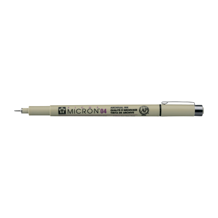 Ручка капиллярная SAKURA Pigma Micron 0.4 мм Черный RTXSDK0449