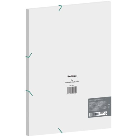 Папка на резинке A4 Berlingo "Eco" 600 мкм, прозрачная, с рисунком RE-FB4_A4801