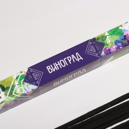 Благовония "Дыхание природы Виноград" 8 палочек SIM-4887789