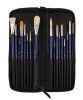 Пенал для кистей на 18 шт VISTA-ARTISTA 39.5 x 16 x 2.5 см 100% нейлон широкий/черный VPB-01