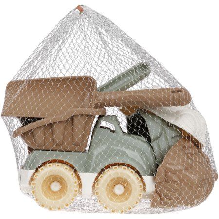 Набор для песка ТРИ СОВЫ "Грузовик" 6 предметов (грузовик, совок, грабли, 3 формочки) RE-ПИО_019