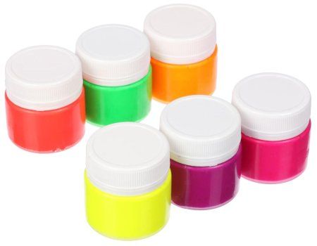 Набор акриловых красок Аква-колор Флуоресцентные 6 цв x 15 мл К4809