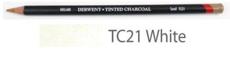 Карандаш угольный DERWENT Tinted Charcoal №TC21 Белый MP2301685