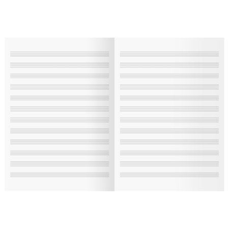 Тетрадь для нот 24л. A4 BG "История в музыке" справочная информация на форзаце (вертик.), выб.лак, на скрепке RE-ТН4ск24_вл57828