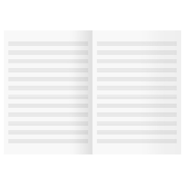 Тетрадь для нот 24л. A4 BG "История в музыке" справочная информация на форзаце (вертик.), выб.лак, на скрепке RE-ТН4ск24_вл57828