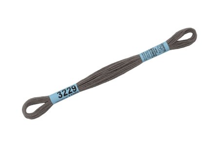 Нитки для вышивания GAMMA мулине (3173-6115) 8 м №3229 т.серый MG-3229