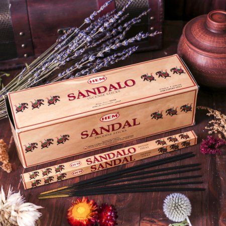 Благовония HEM "Sandal. Сандал" 8 палочек угольные SIM-1882166 Благовония HEM "Sandal. Сандал" 8 палочек угольные SIM-1882166