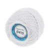Пряжа GAMMA Ирис 100% хлопок 1 х 10 г 82 ± 3 м №415 белый GAM-IRI-1-415