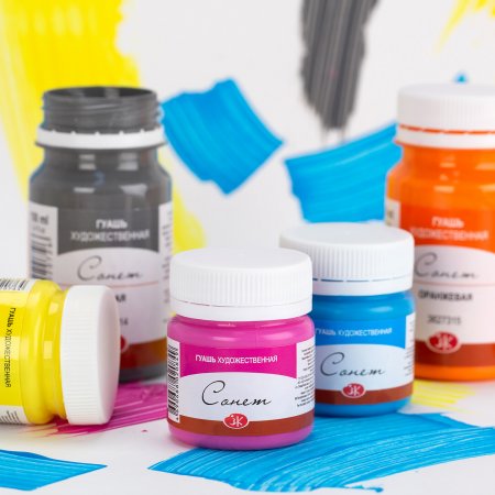 Гуашь СОНЕТ банка 100 мл