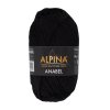 Пряжа ALPINA Anabel 100% мерсеризованный хлопок 1 х 50 г 120 ± 6 м №001 ЧЕРНЫЙ ALP-ANA-001 Пряжа ALPINA Anabel 100% мерсеризованный хлопок 1 х 50 г 120 ± 6 м №001 ЧЕРНЫЙ ALP-ANA-001