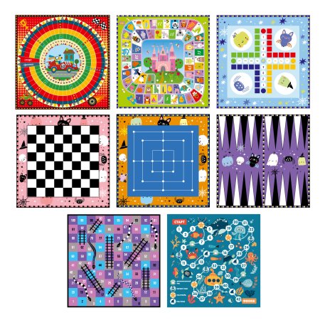 Набор настольных игр: "50 игр для всей семьи" KOR-04921