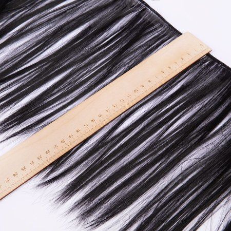 Тресс для кукол HobbyBe 25 см 100 см 34 г 06 черный HAR-3-06