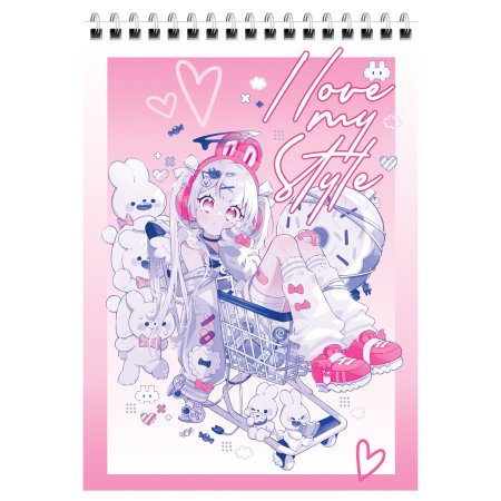 Блокнот A5 80л. BG "Стиль. Аниме" твердая подложка, на гребне RE-Б5гр80_55931