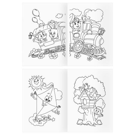 Раскраска А4 ТРИ СОВЫ "Мир детства" 16 стр. RE-РА4_56210