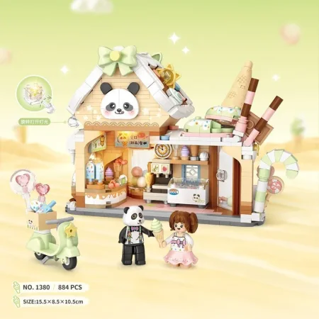 Конструктор LOZ "Панда и мороженое" IT-1380_MK