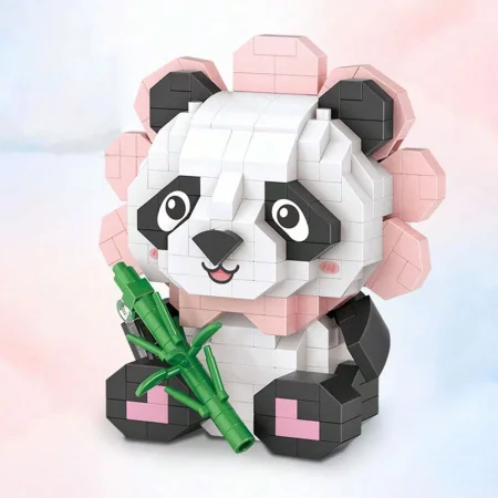 Конструктор LOZ "Панда с цветком" IT-8803_MK