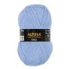 Пряжа ALPINA Vera 55% акрил, 45% хлопок 1 х 100 г 280 ± 15 м №49 бл.голубой ALP-VER-49
