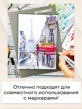 Набор цветных линеров SKETCHMARKER Artist fine pen Intense 6 цв, в картонной упаковке MPSMFP-6set3 Набор цветных линеров SKETCHMARKER Artist fine pen Intense 6 цв, в картонной упаковке MPSMFP-6set3