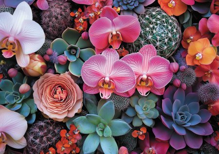 Пазл 1000 элементов ФРЕЯ "Экзотические растения" PZL-1000/66