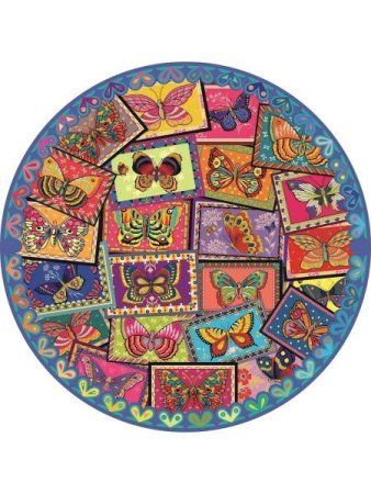 Круглый пазл Jazzle "Бабочки" 500 элементов, 6+ JZL-P1006