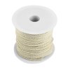 Шнур для плетения 50 м ± 1 м/100 г d 3 мм хлопок без сердечника неокрашеный SIM-10229382