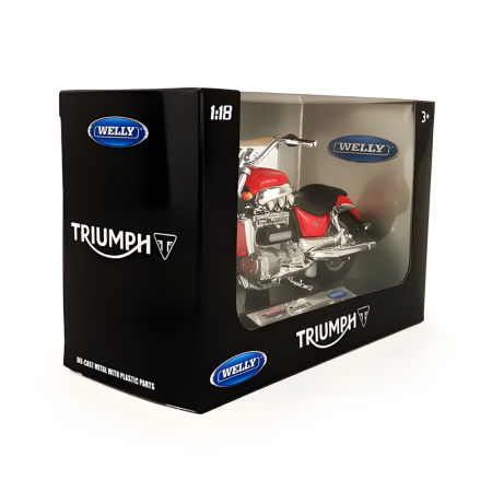 Мотоцикл WELLY 1:18 Triumph Rocket III, красный IT-12804PW