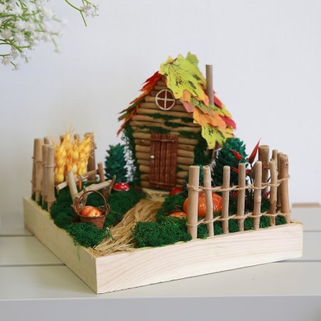 Мох стабилизированный окрашенный Blumentag 50 г ± 5 г №04 хаки BMSR-50-04